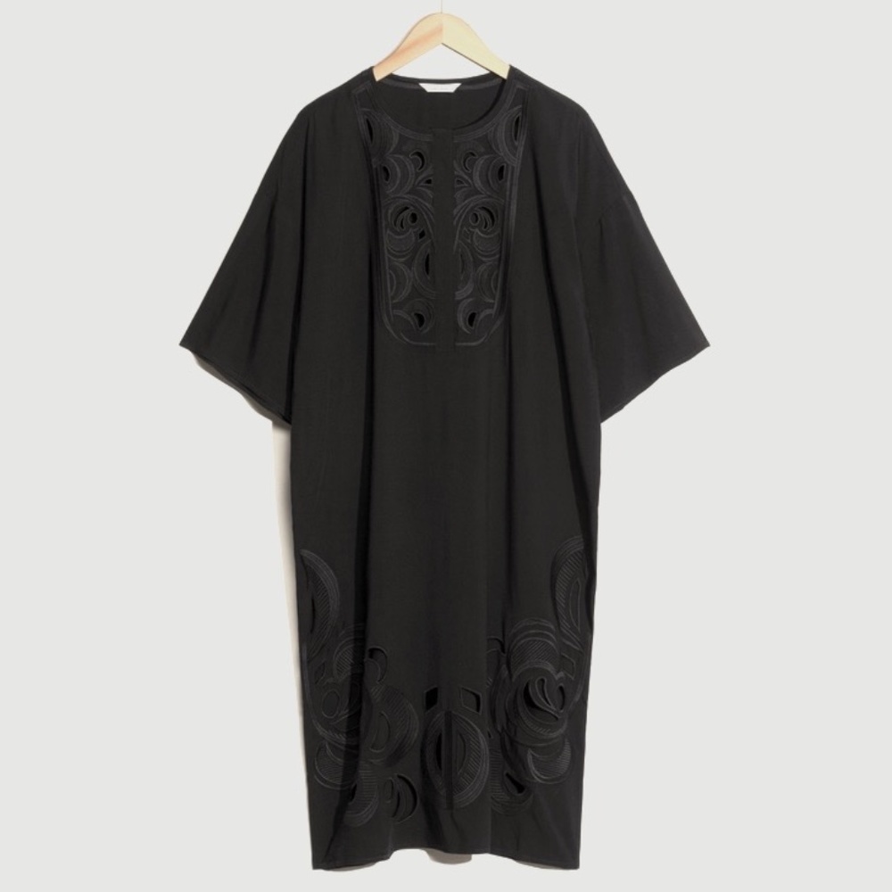 & OTHER STORIES Cut-Out Embroidery Dress Sz 8